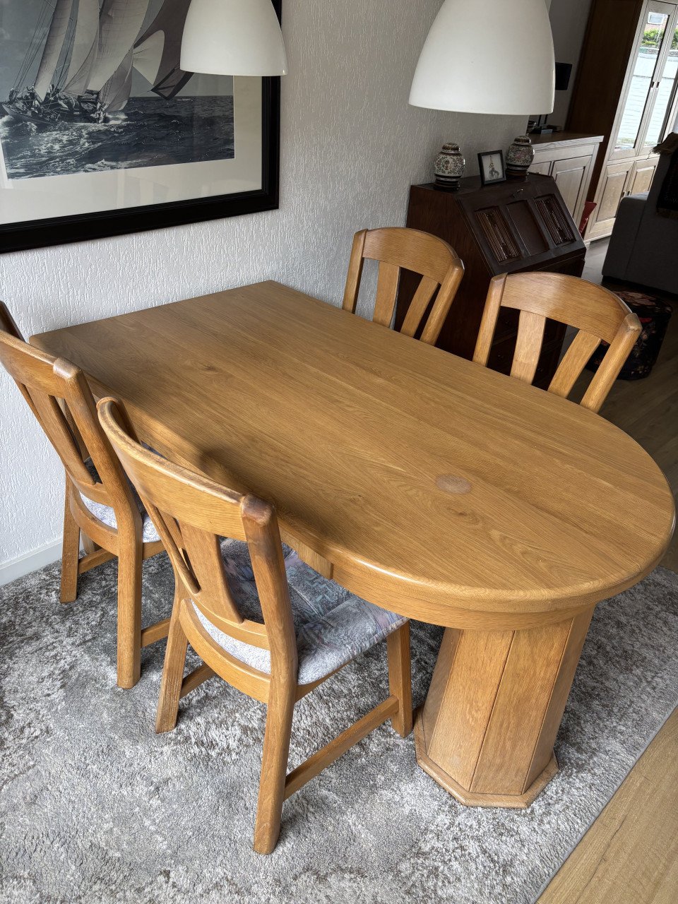 Tafel inclusief stoelen