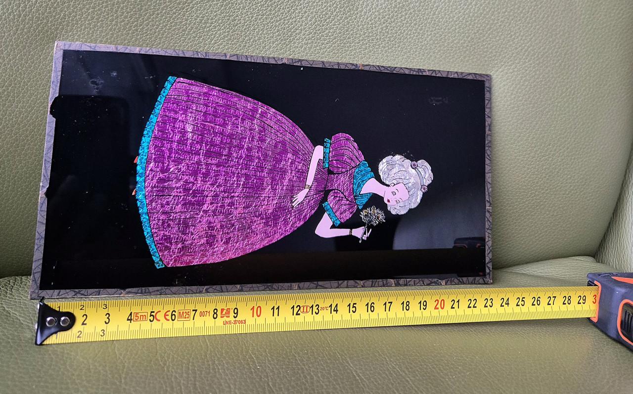 Foiled glas art deco 2x