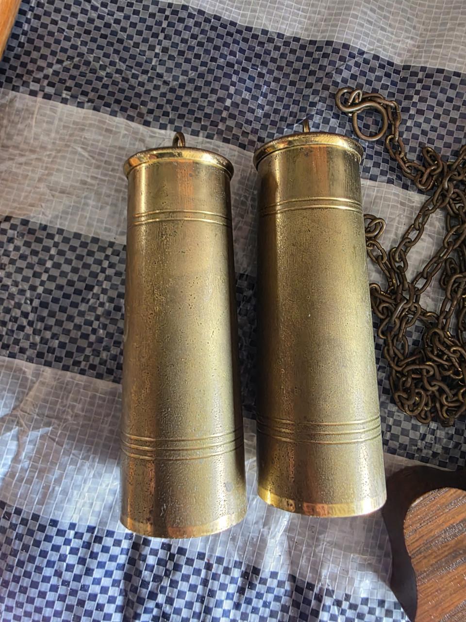 Vintage Sallander wandklok, geproduceerd Nederlandse klokkenfabriek Warmink