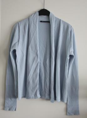 Licht blauwe vest maat m