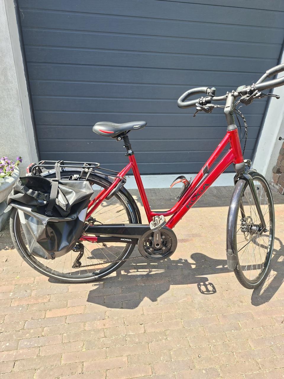 Rode Koga damesfiets