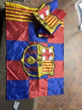 Barcaona vlaggen 3 stuks
