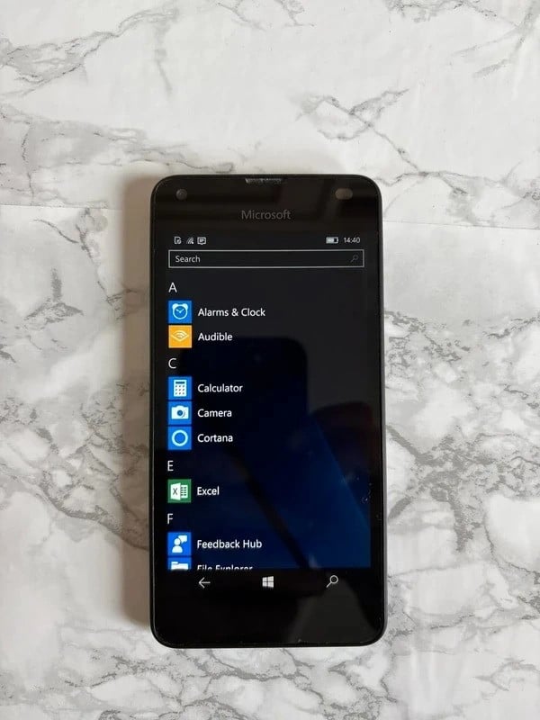 Microsoft Lumia 550 📱 Zwart – 7GB Opslag