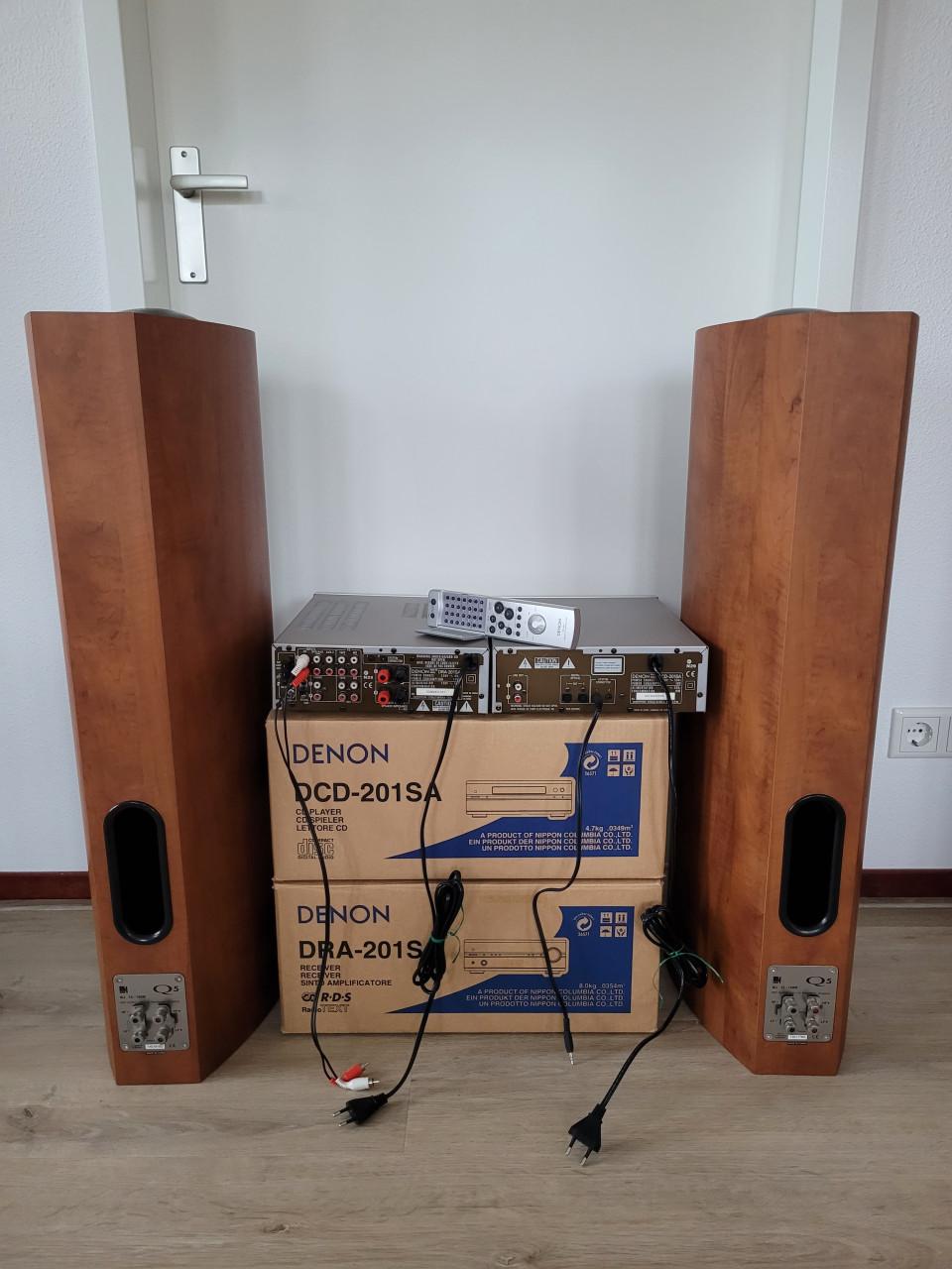 Stereo set met Boxen