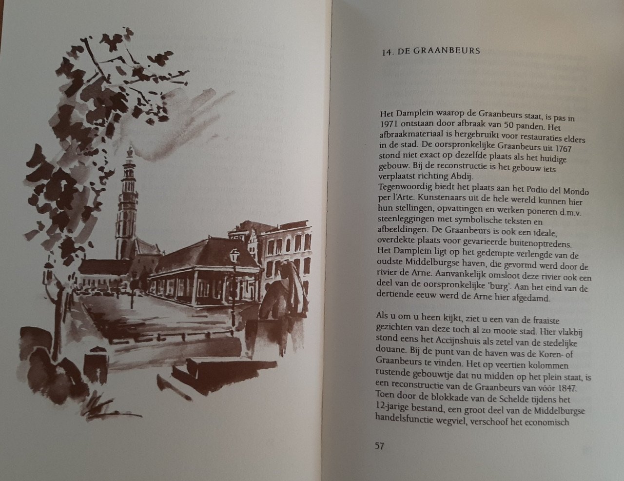 Middelburg, een stad om uit te tekenen. door Corry Rasenberg-François