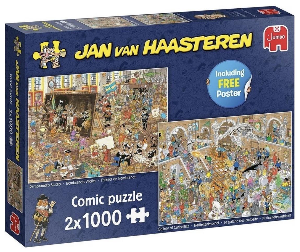 Jan van Haasteren - Rembrandts Atelier en Rariteitenkabinet