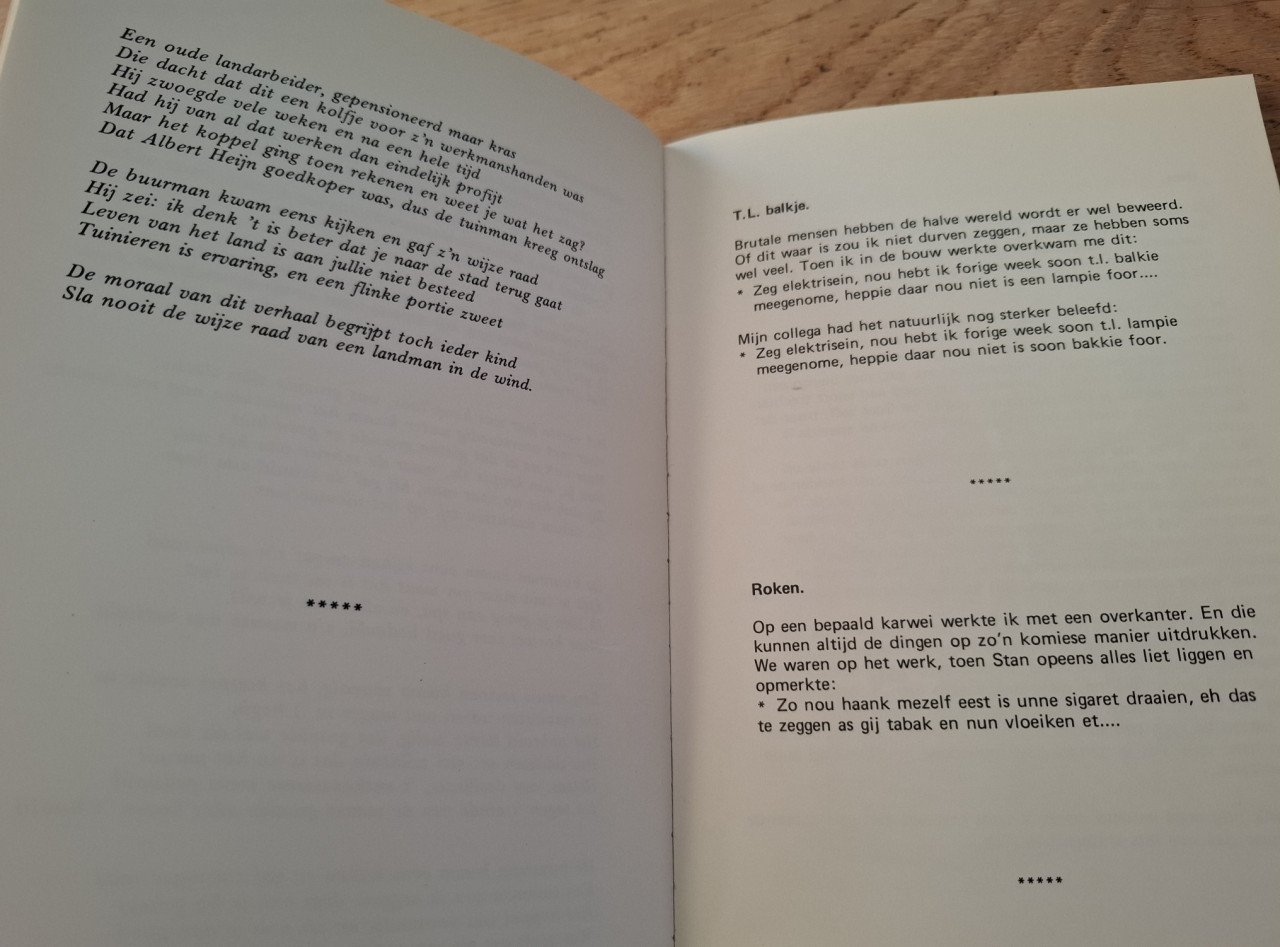 Een schomp op schrift, door Peter Dieleman