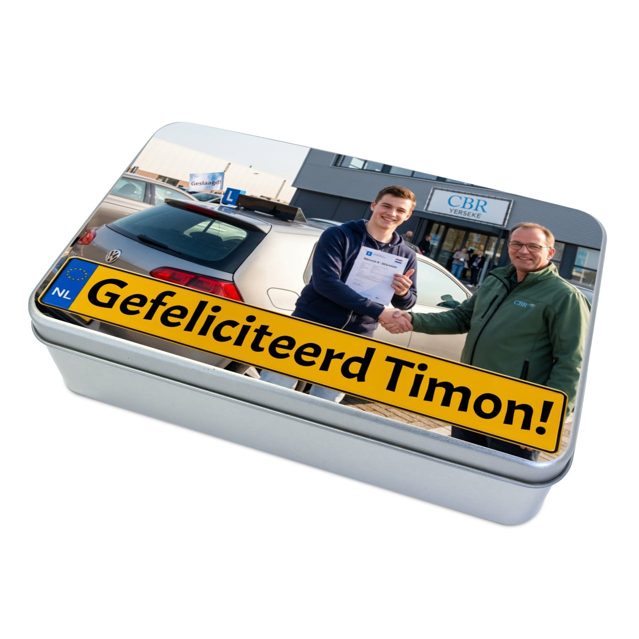 Bedankje een vrachtwagen cadeau doosje