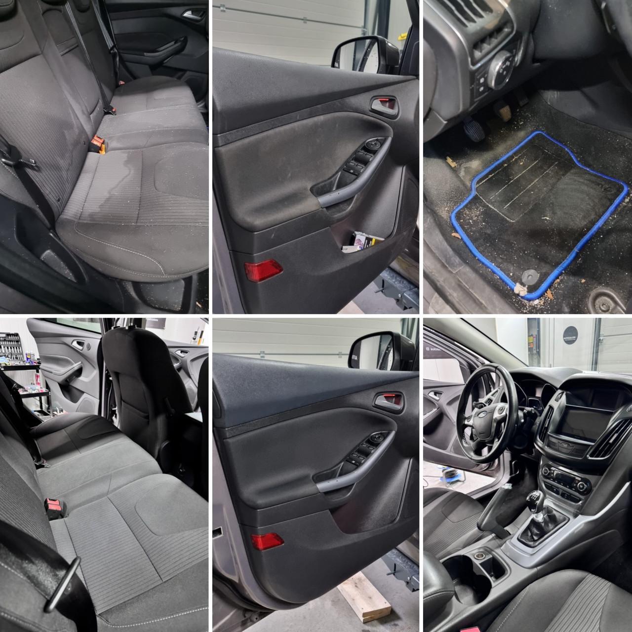 Auto reiniging. Binnen en buiten