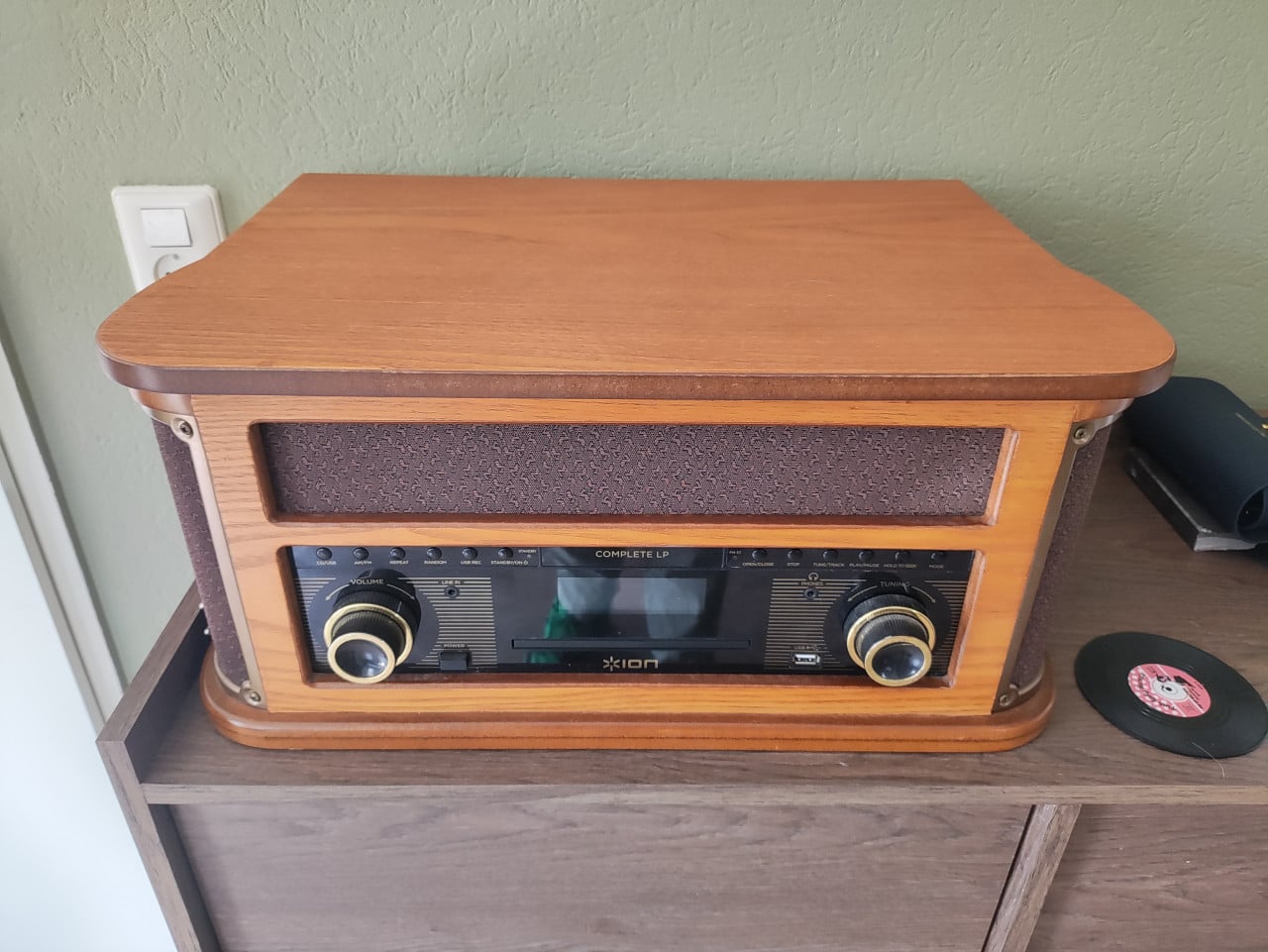 Retro-look platenspeler met bluetooth