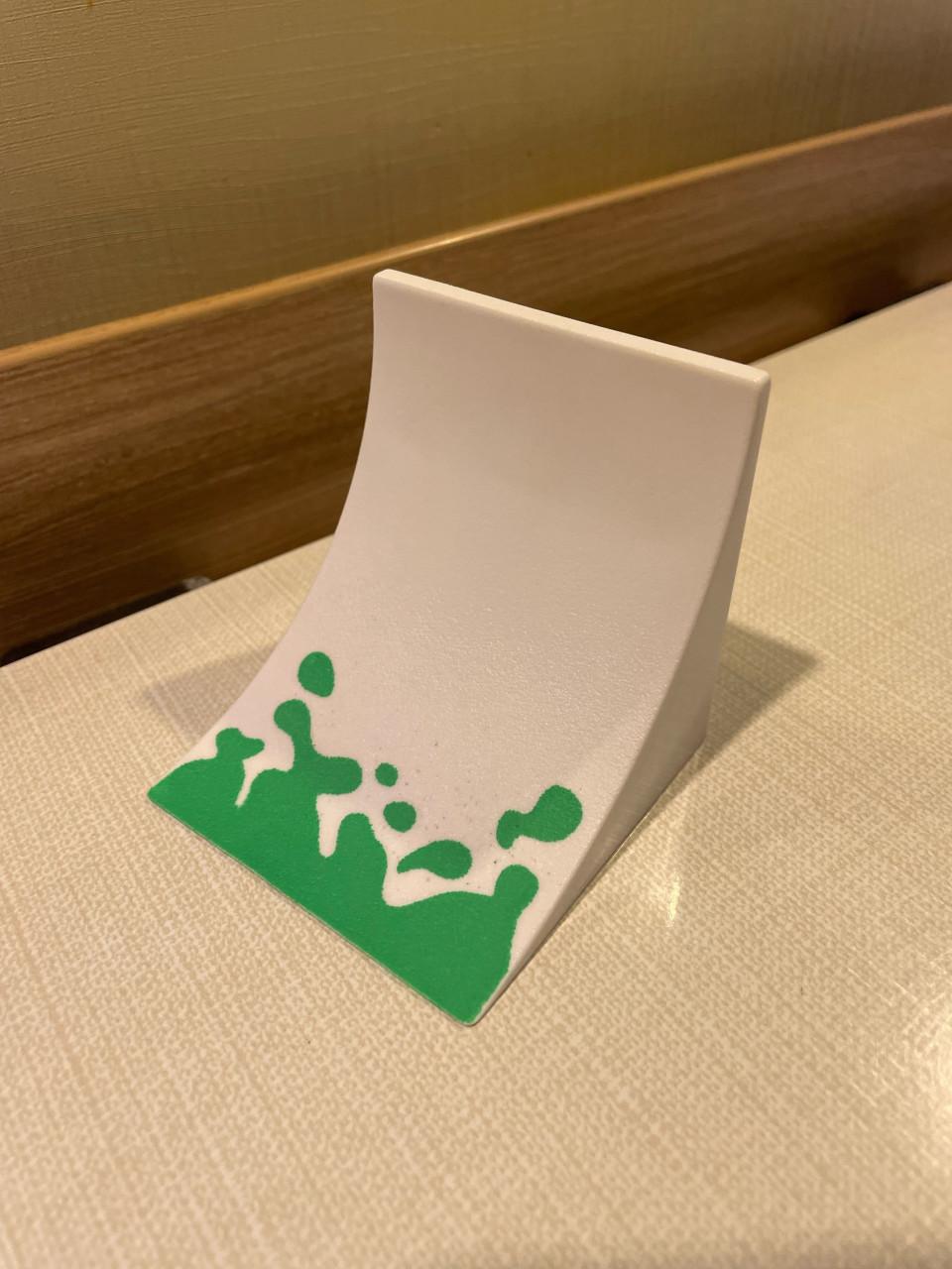 Finger skateboard baan