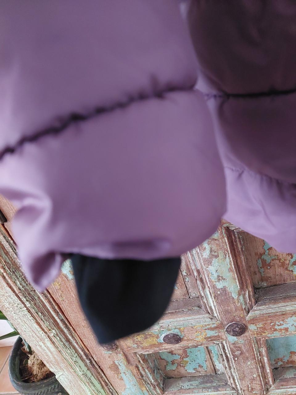 Nieuwe paarse District dames winterjack mt 44