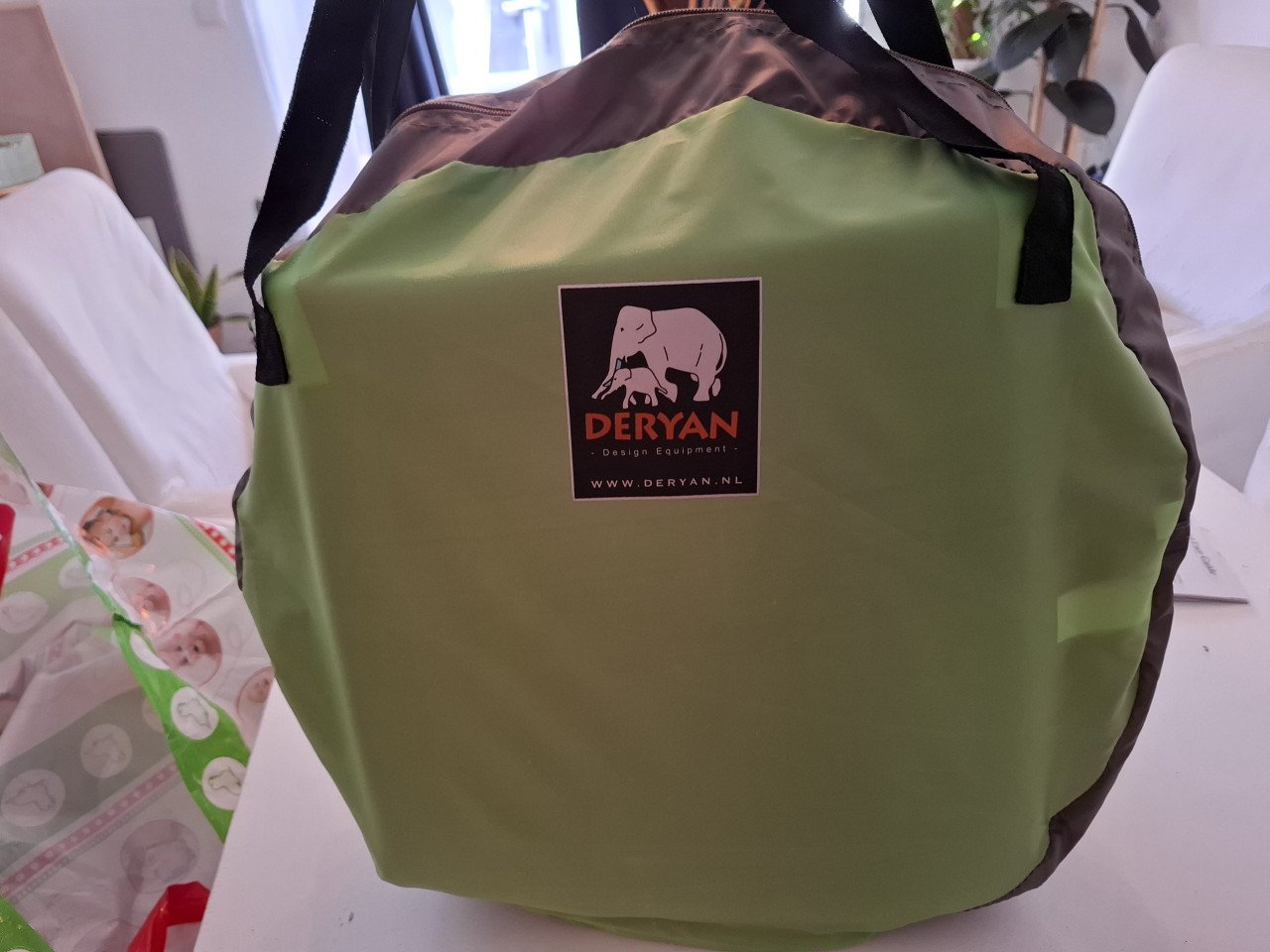 Deryan Travel Cot Peuter Luxe – Groen