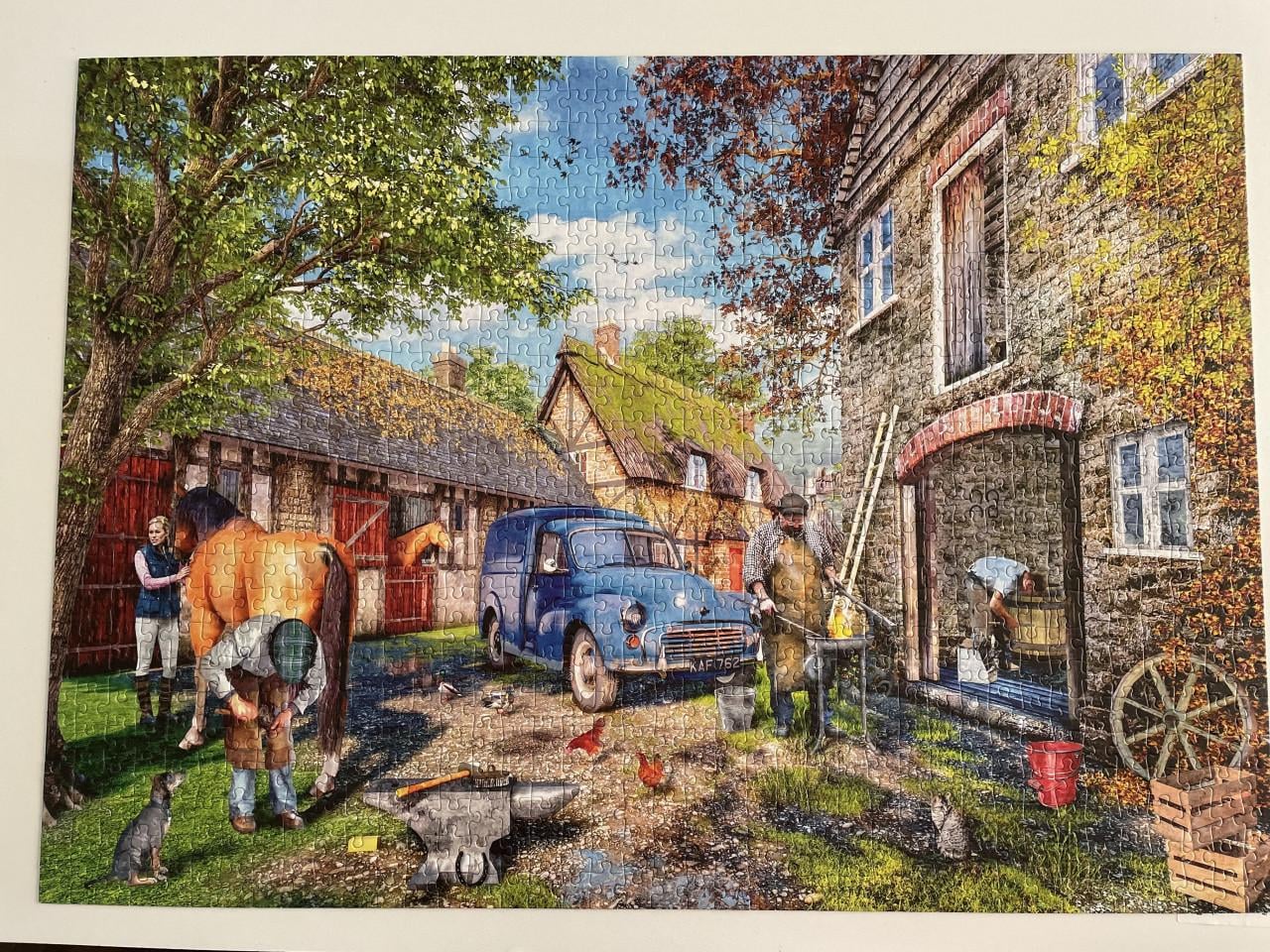 Falcon puzzel: The blacksmith's cottage 11333