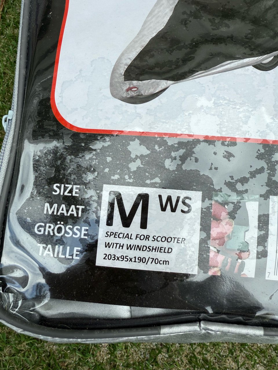 Aplus scooterhoes maat M voor scooter met windscherm