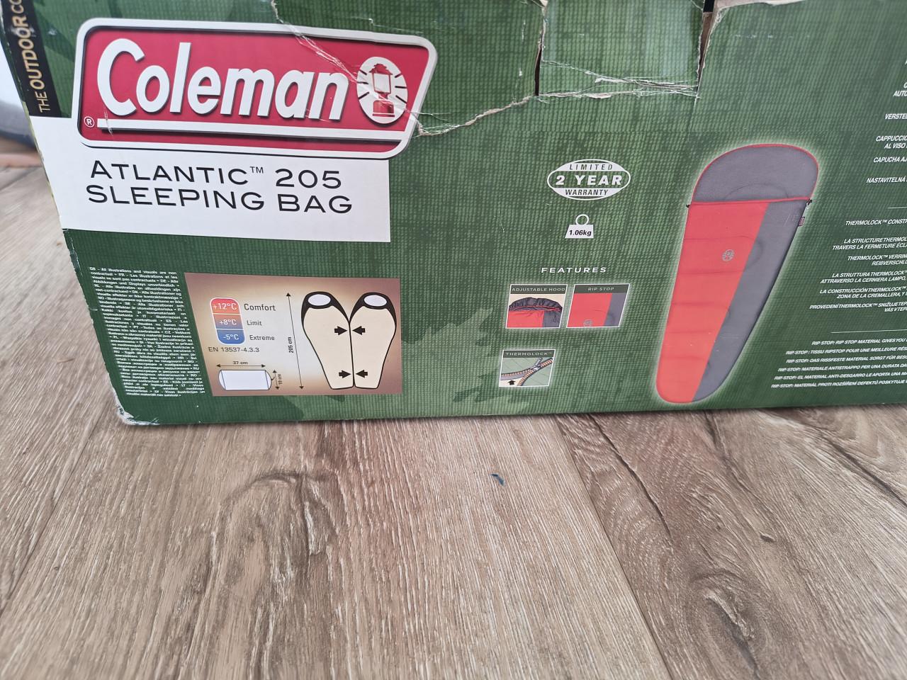 Prachtige Coleman Atlantic 205 slaapzak eenpersoons, 205 cm.