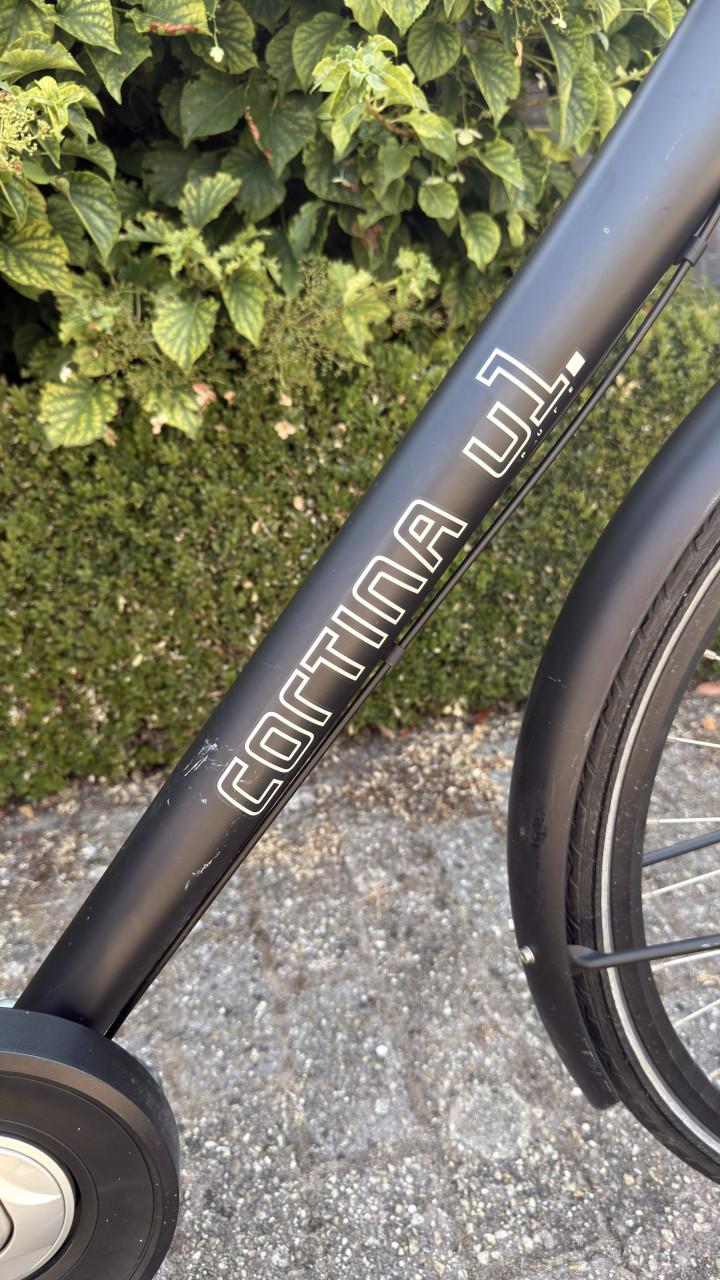 Stadsfiets, Cortina U1 pure, 28 inch, zwart