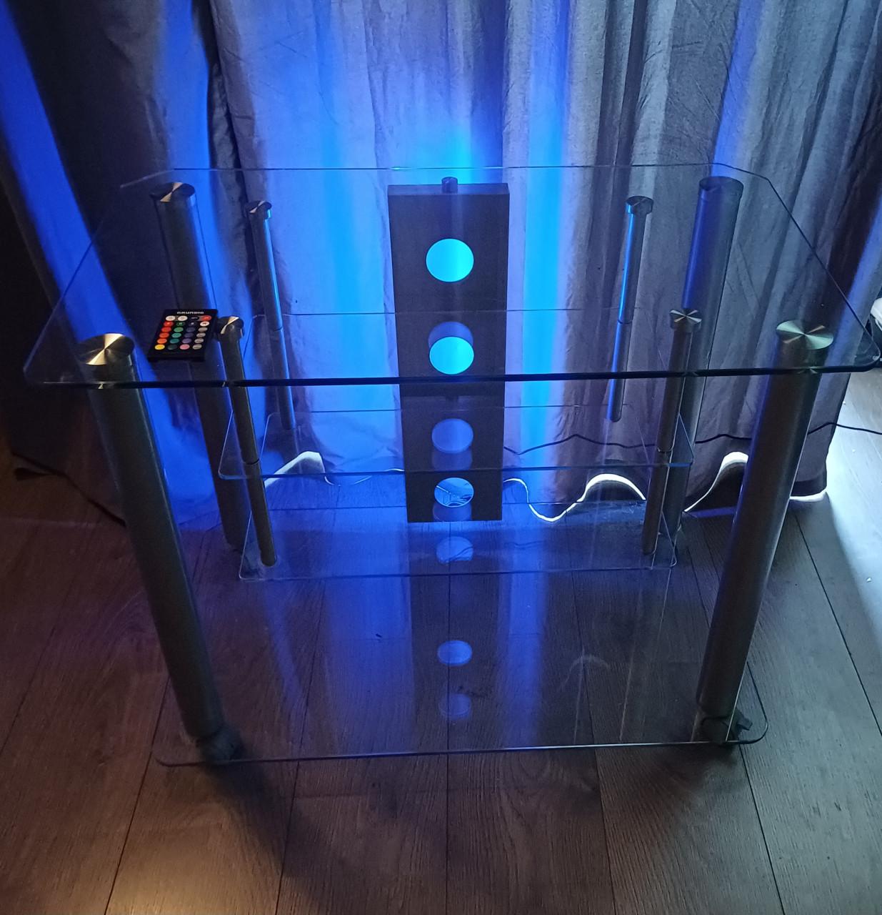 Glazen tv / audio meubel