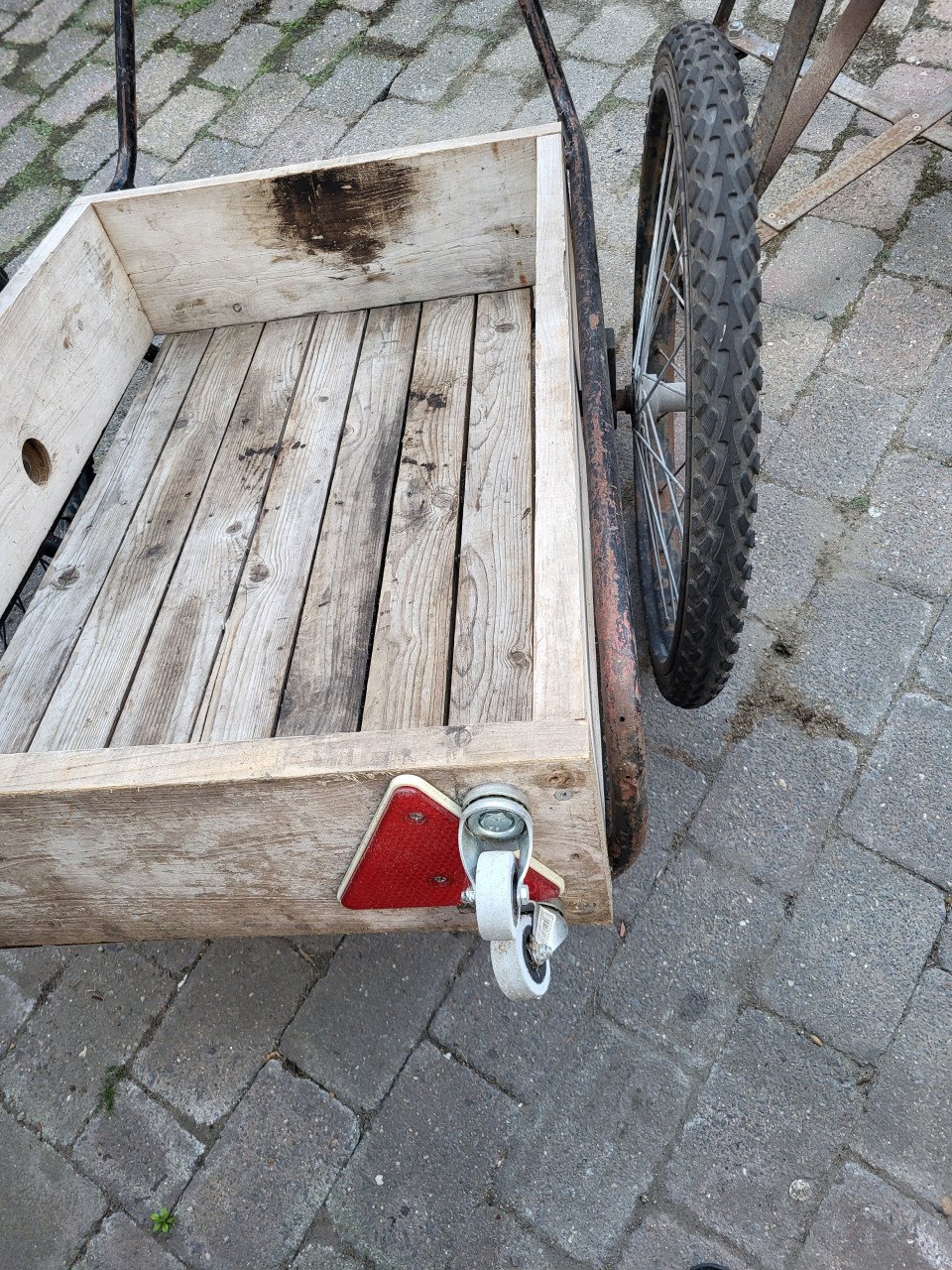 Unieke omgebouwde melkkar naar fietskar