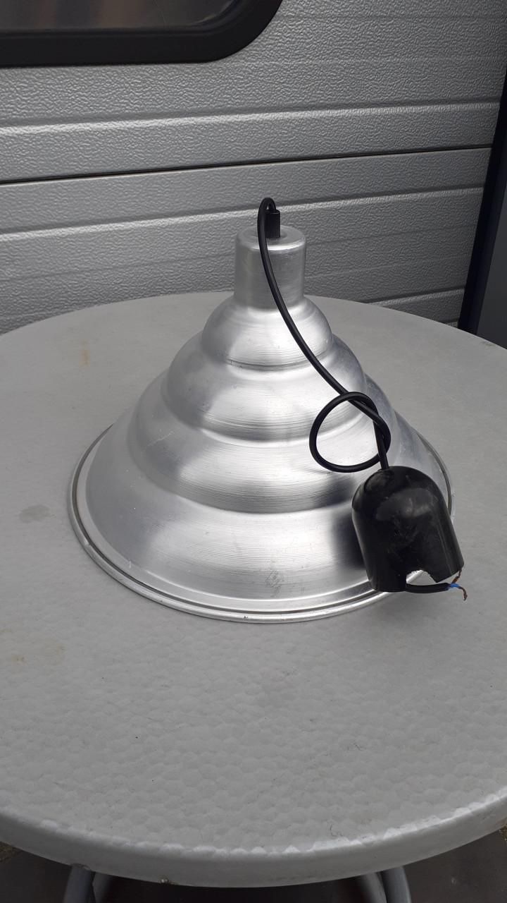 4 x LAMPEN - Industriele - Enorm Grote Vintage & Diverse Lampen