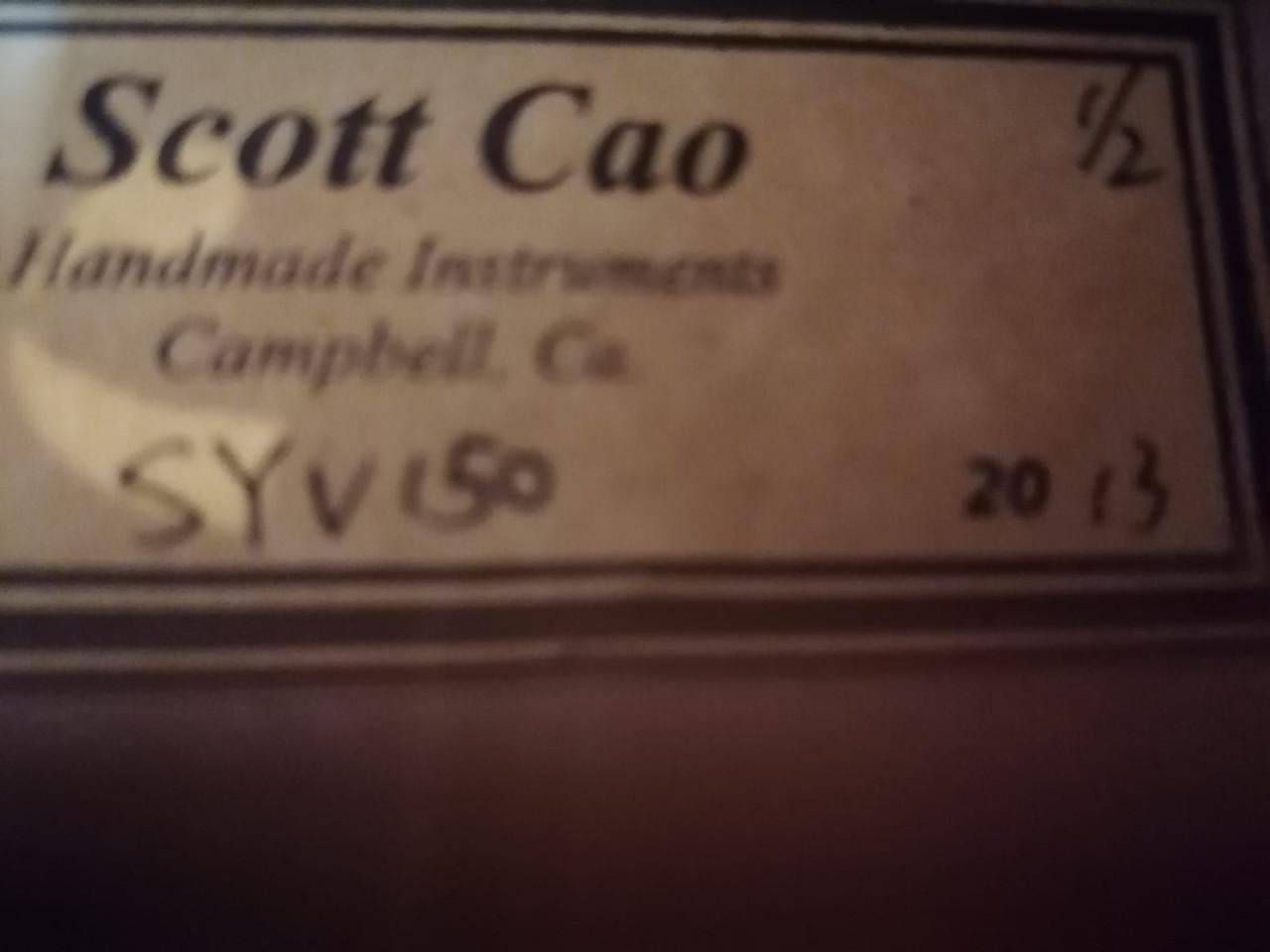 Viool 1/2 Scott Cao