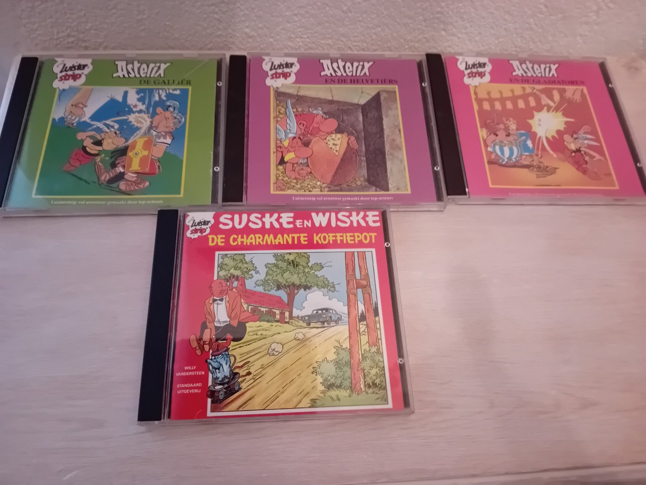 Luister strips Asterix en Obelix