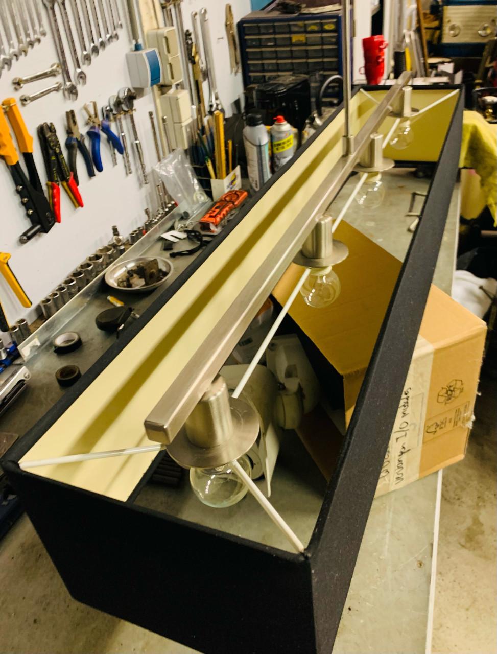 Hanglamp eettafel 95x20cm 4L