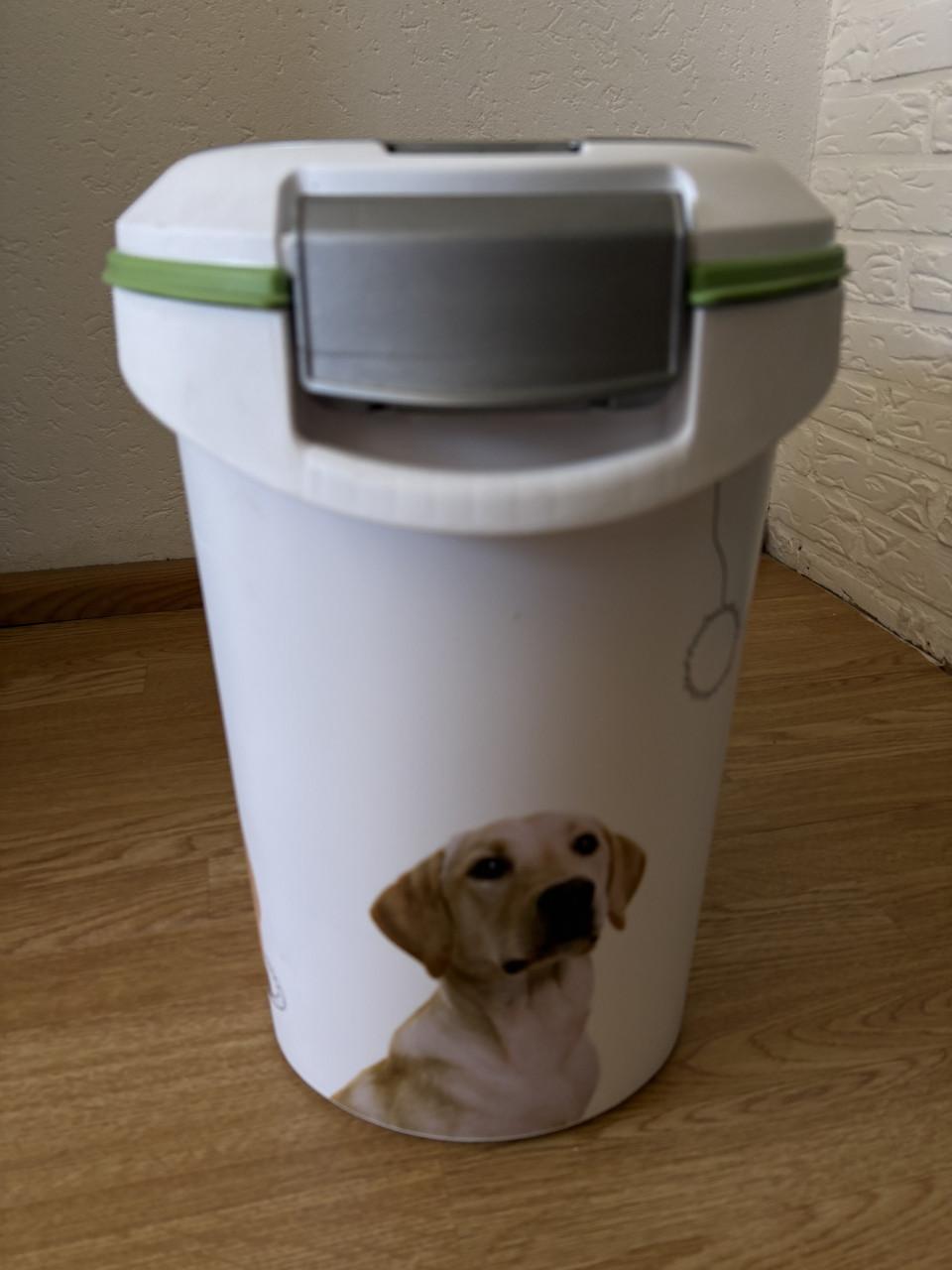 Z.g.a.n. voorraad Opbergcontainer hondenvoer 12 kg, 35 liter