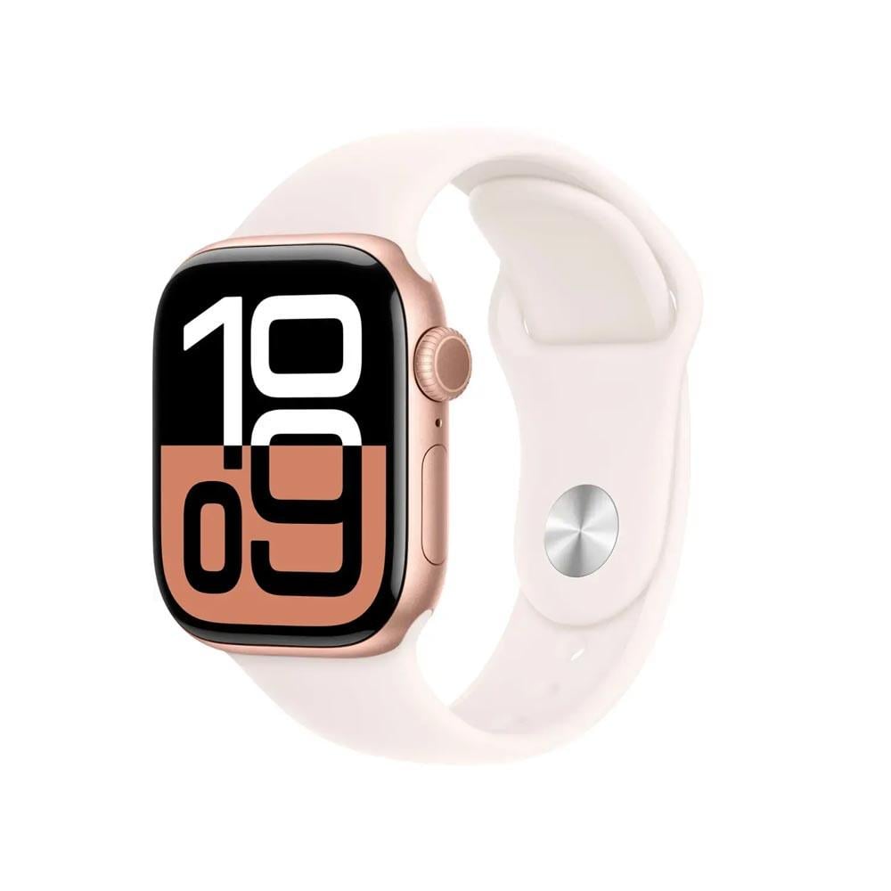 Apple Watch Series 10 in het roze - 42 mm | GPS