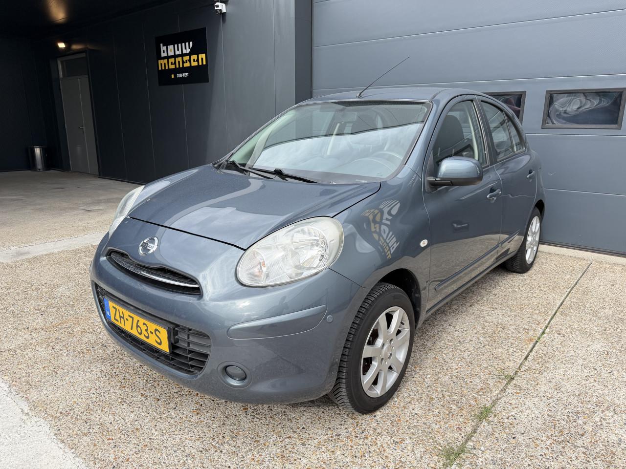 Nissan Micra 1.2 Connect 5DRS 2011 Grijs Airco Apk Cruise Navi