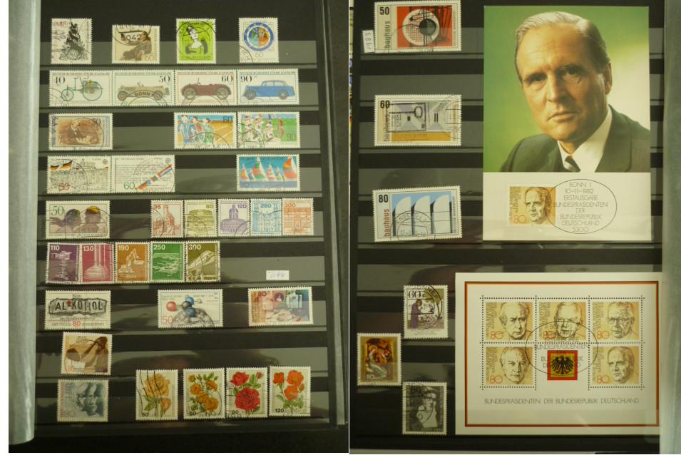 Duitsland postzegel verzameling 1982-2006 in klapper