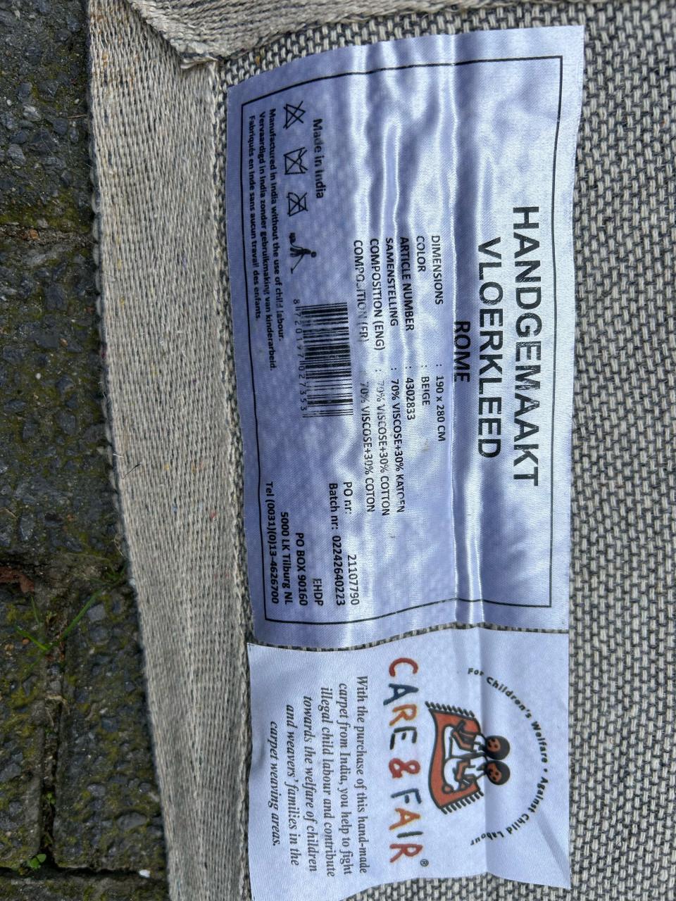 Vloerkleed (gereserveerd)