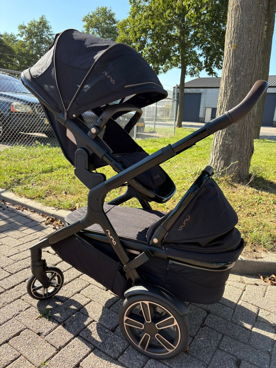 Nuna Demi Grow duo kinderwagen + Cybex Cloud Z autostoel met ligstand