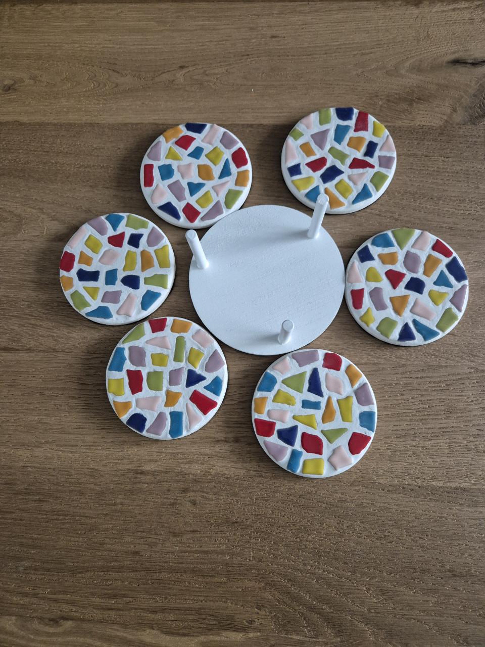Mozaiek onderzetters