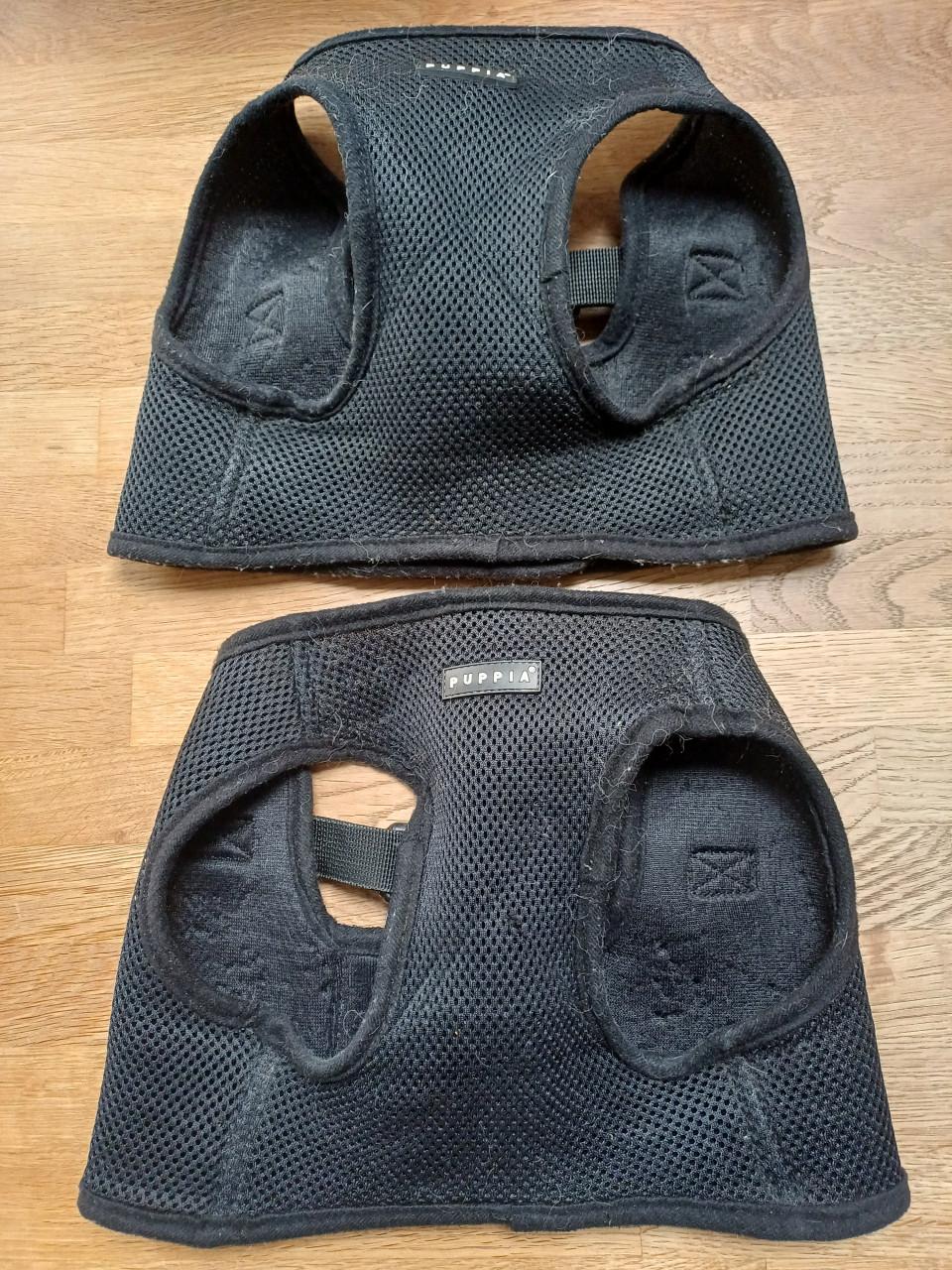 Puppia Soft vest Harnas TUIGJE maat xxl zwart - 2 stuks