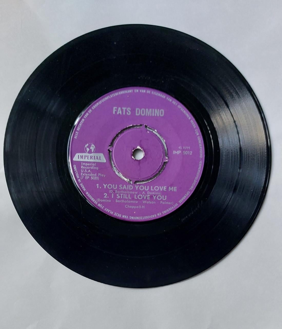 Fats Domino - Million Record Hits  7"