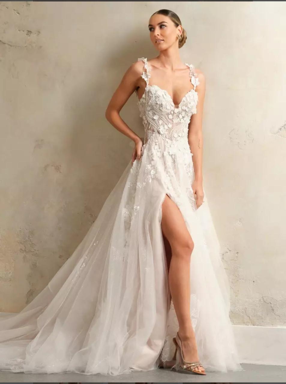 Nieuwe ongedragen bruidsjurk