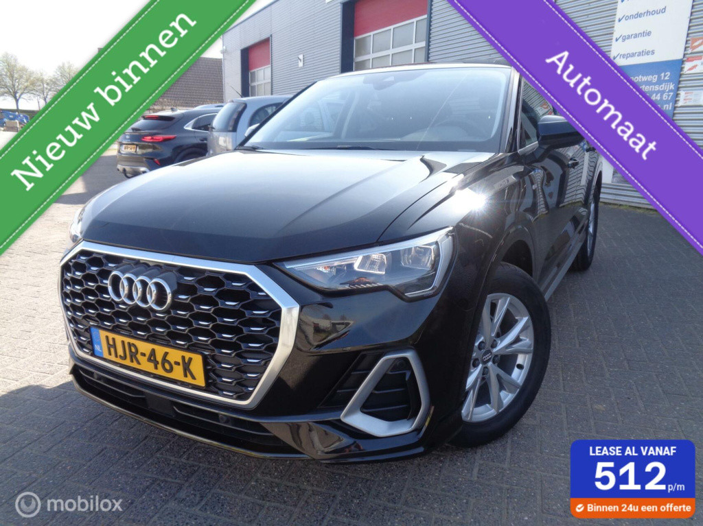 Audi Q3 35 tfsi sportback business/s-line/automaat/ecc/stoelverw/pdc/lm vel