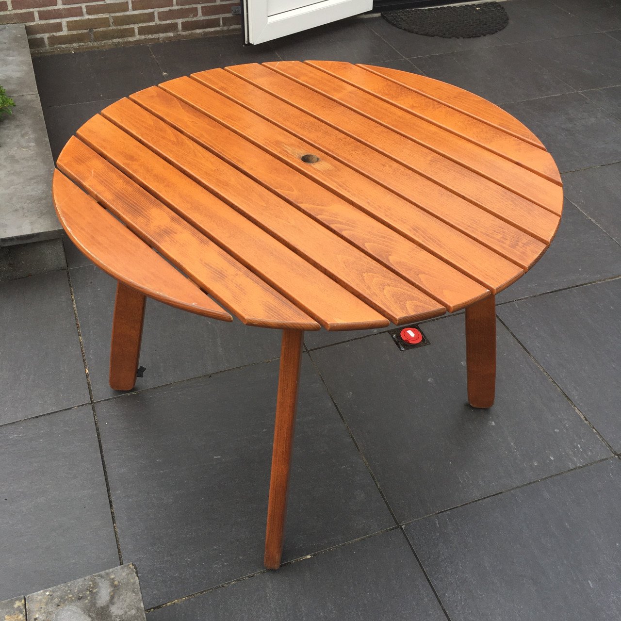 Terras tafel en stoelen