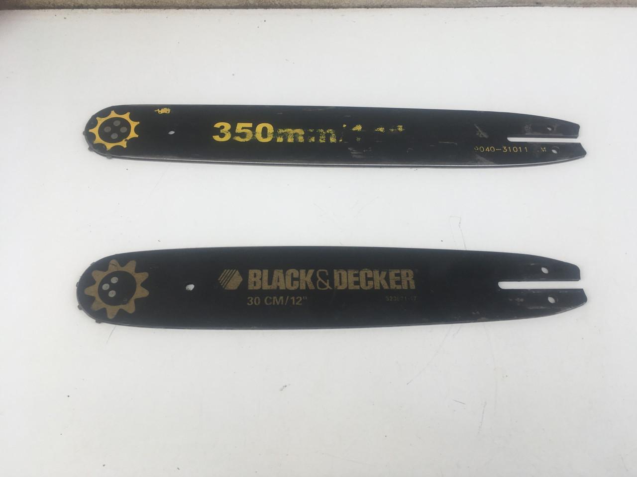 2x zaagblad voor kettingzaag oa black&decker gebruikte staat