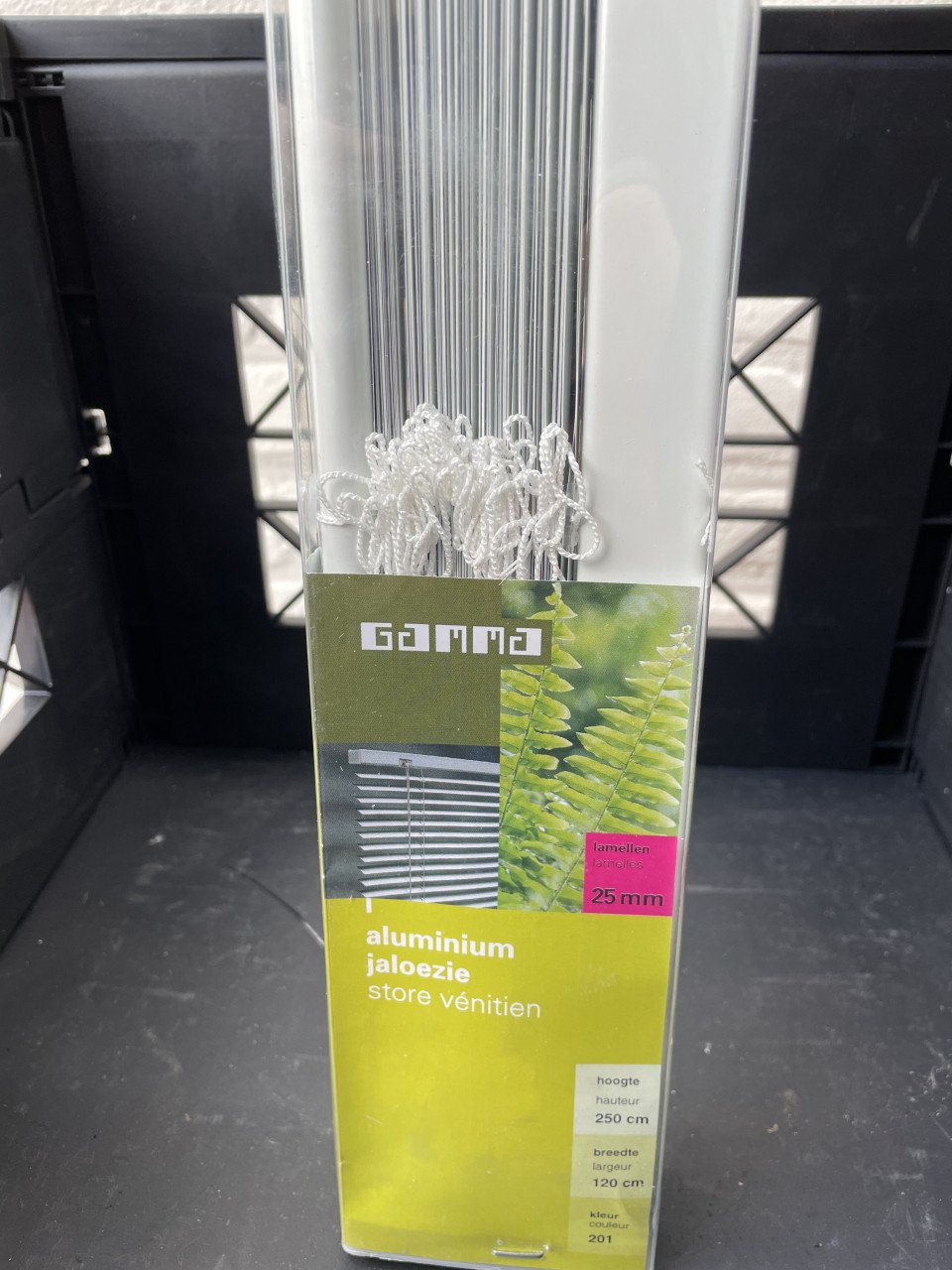 NIEUWE GAMMA Jaloezie in Wit in ongeopende verpakking!!