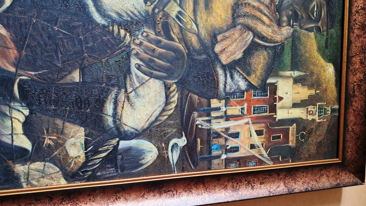 Visser klederdracht Veere Zeeland schilderij Reimond KIMPE