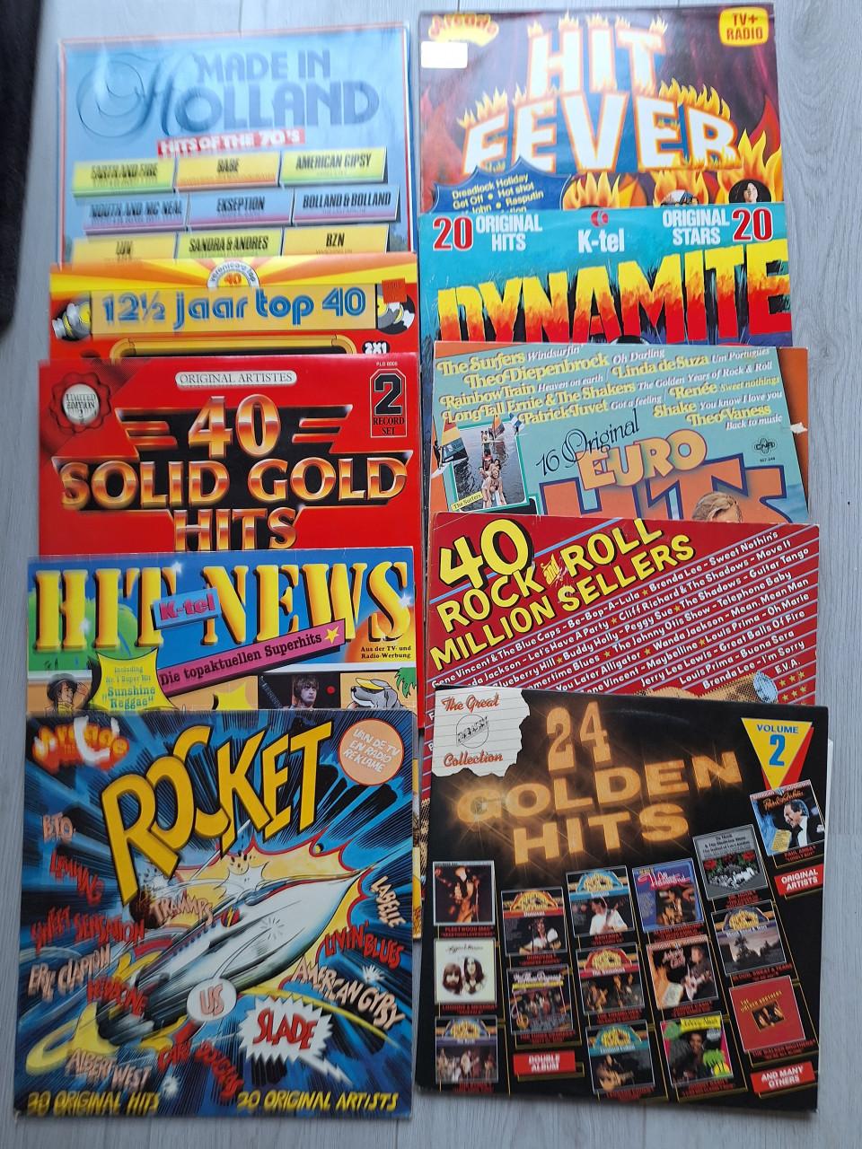 Verzamel lp s jaren 60 70 80