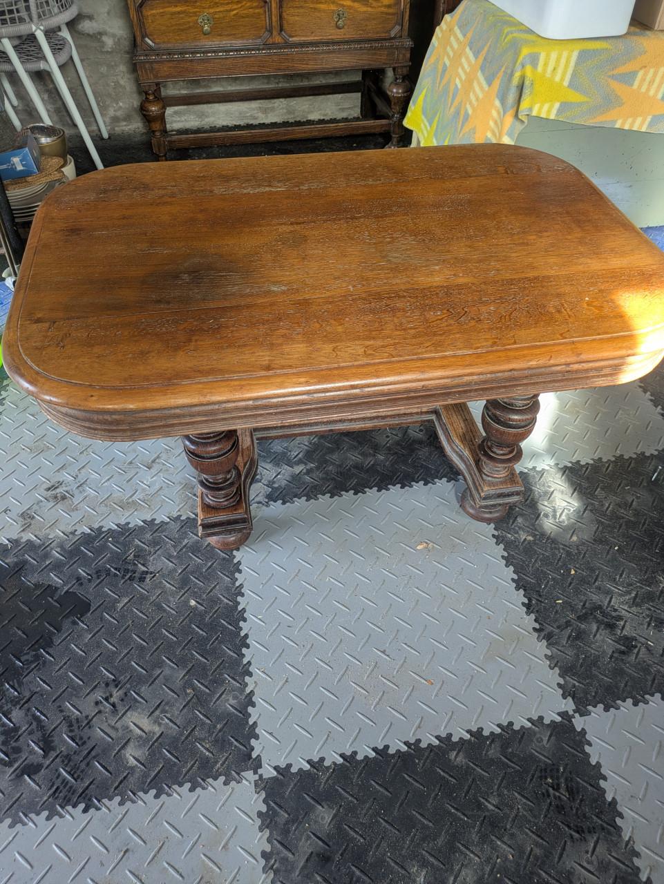 Antiek Houten Salontafel