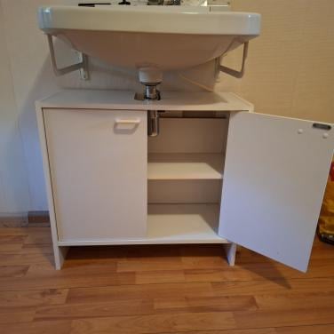 Wastafel onderzetkastje