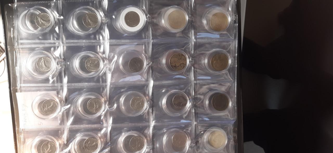 Map met oude munten buitenland