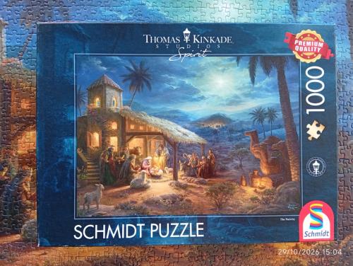 Schmidt puzzel "The nativity" Geboorte van Jezus - 1000 st. - zgan