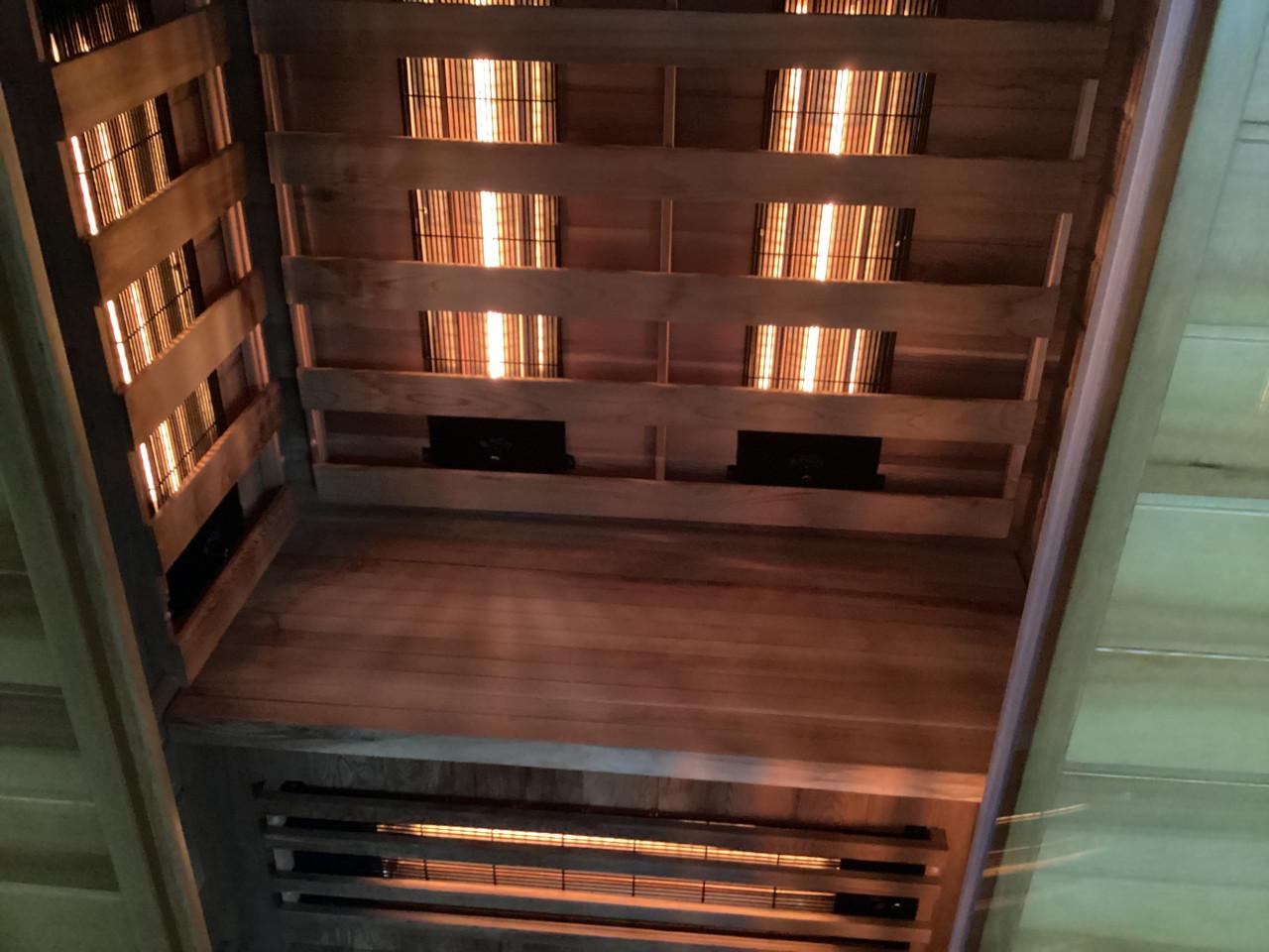 Infra rood sauna 2 persoons bxdxh : 120x100x190 cm