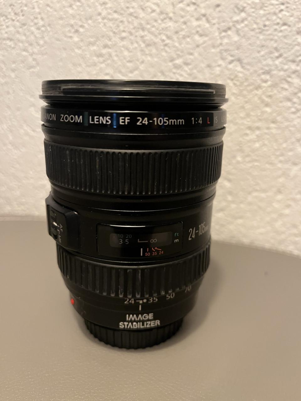 Canon EF 24-105mm f/4L IS USM + CPL (77mm)