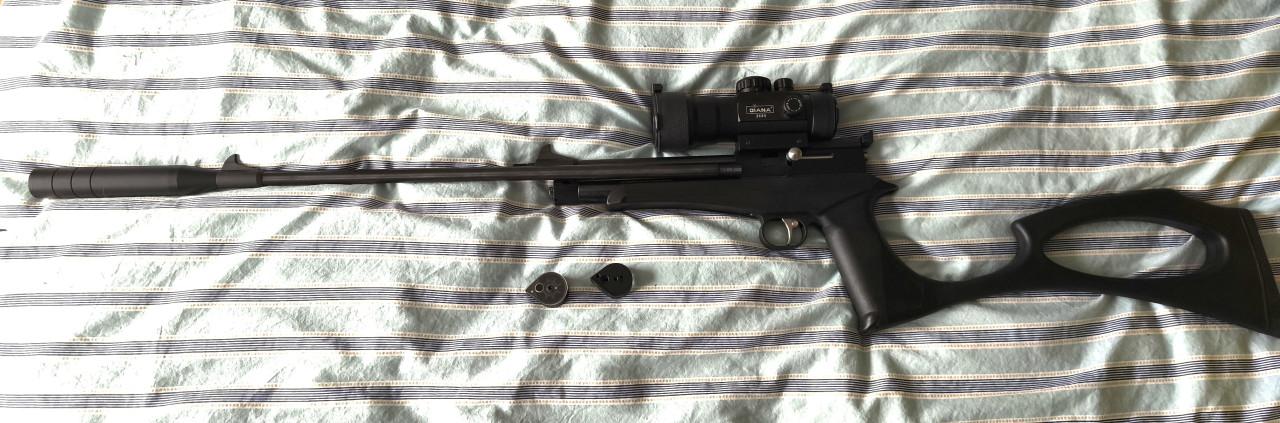 Te koop Artemis CP2 5.5 mm co2 pistool / buks!